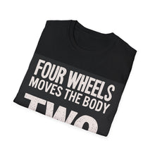 Load image into Gallery viewer, Two Wheels Moves the Soul Motorcycle Ride T-Shirt
