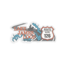 Load image into Gallery viewer, LakeJamesLoop.com Kiss-Cut Stickers
