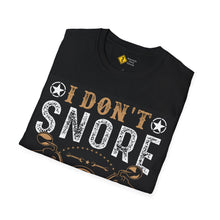 Load image into Gallery viewer, &quot;I Don&#39;t Snore, I Dream I&#39;m a Motorcycle&quot; Motorcycle Ride T-Shirt
