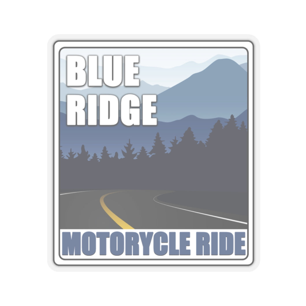 BlueRidgeMotorcycleRide.com Kiss-Cut Stickers