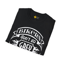 Load image into Gallery viewer, Bikers Don&#39;t Go Grey We Turn Chrome- Motorcycle Ride T-Shirt
