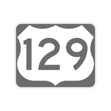 Load image into Gallery viewer, US129DragonsTail.com NC 129 Road Sign Kiss-Cut Stickers
