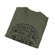 Load image into Gallery viewer, Bikers Don&#39;t Go Grey We Turn Chrome- Motorcycle Ride T-Shirt
