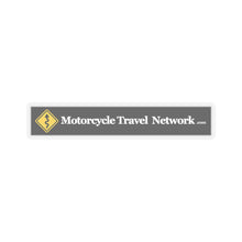 Load image into Gallery viewer, MotorcycleTravelNetwork.com Curves Ahead Kiss-Cut Stickers
