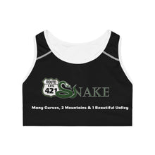 Load image into Gallery viewer, TheSnake421.com Women&#39;s Sports Bra (AOP)
