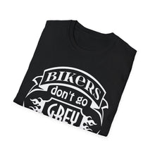 Load image into Gallery viewer, Bikers Don&#39;t Go Grey We Turn Chrome- Motorcycle Ride T-Shirt
