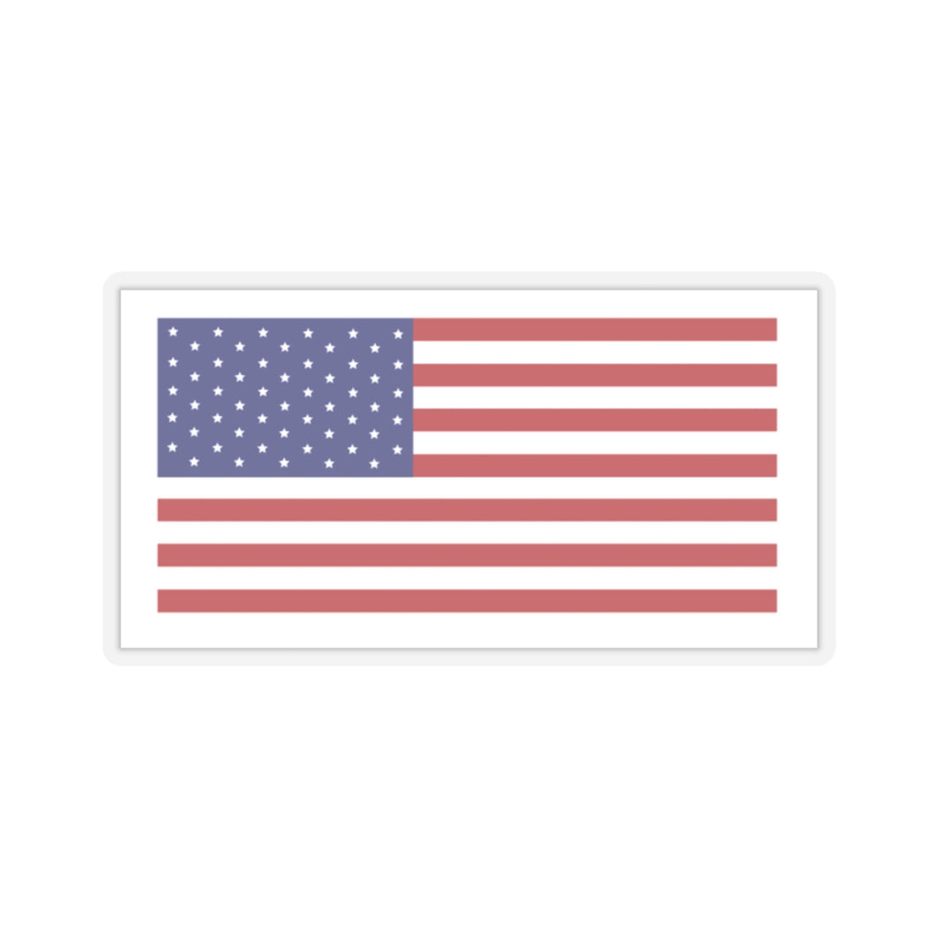 USA Flag Kiss-Cut Stickers