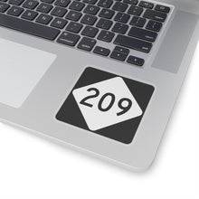 Load image into Gallery viewer, Rattler209.com NC 209 Road Sign Kiss-Cut Stickers
