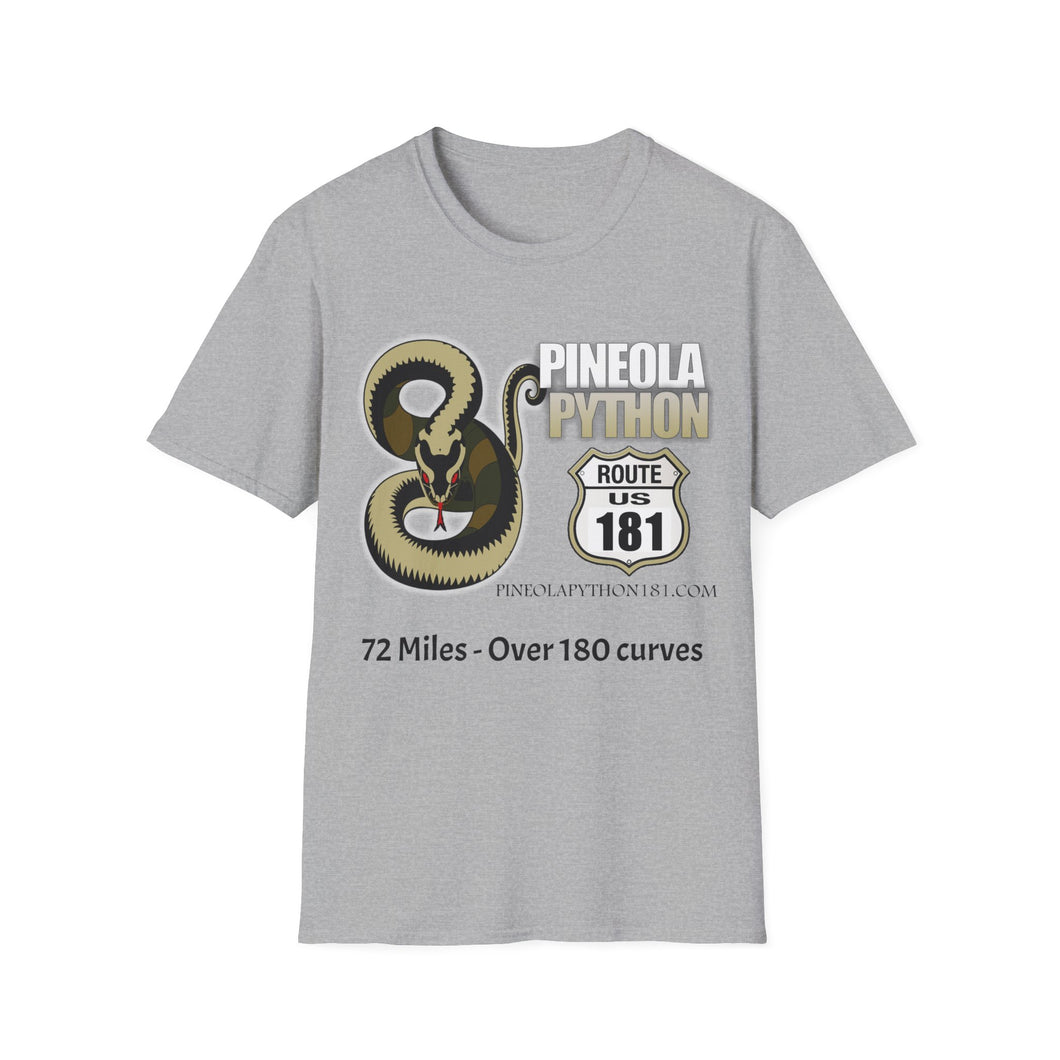 PineolaPython181.com Motorcycle Ride T-Shirt