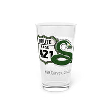 Load image into Gallery viewer, TheSnake421.com Pint Glass, 16oz
