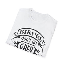 Load image into Gallery viewer, Bikers Don&#39;t Go Grey We Turn Chrome- Motorcycle Ride T-Shirt
