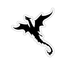 Load image into Gallery viewer, Dragon Silouette-4 Kiss-Cut Stickers
