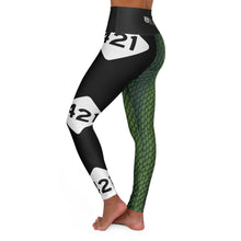 Load image into Gallery viewer, TheSnake421.com Women&#39;s High Waisted Yoga Leggings (AOP)
