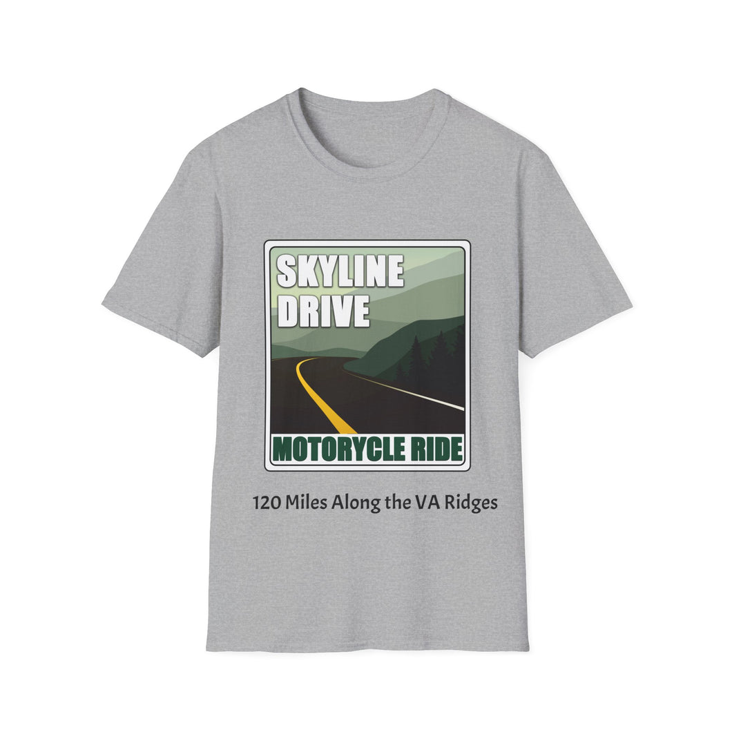 SkylineDriveMotorcycleRide.com- Motorcycle Ride T-Shirt