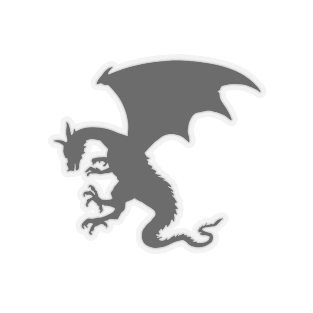 Dragon Silouette-2 Kiss-Cut Stickers