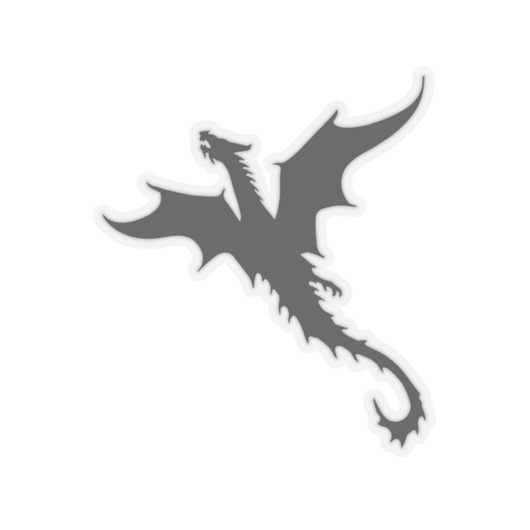 Dragon Silouette-4 Kiss-Cut Stickers