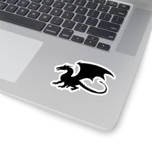 Load image into Gallery viewer, Dragon Silouette-1 Kiss-Cut Stickers
