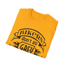 Load image into Gallery viewer, Bikers Don&#39;t Go Grey We Turn Chrome- Motorcycle Ride T-Shirt
