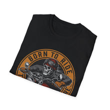 Load image into Gallery viewer, Born To Ride Two Wheels No More - Motorcycle Ride T-Shirt
